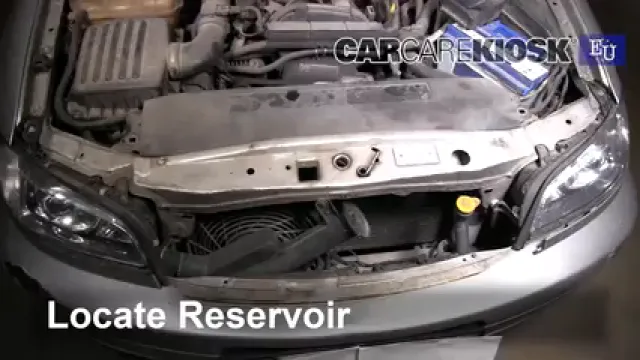 2000 Opel Omega GLS 2.2L 4 Cyl. Liquide essuie-glace Ajouter du liquide